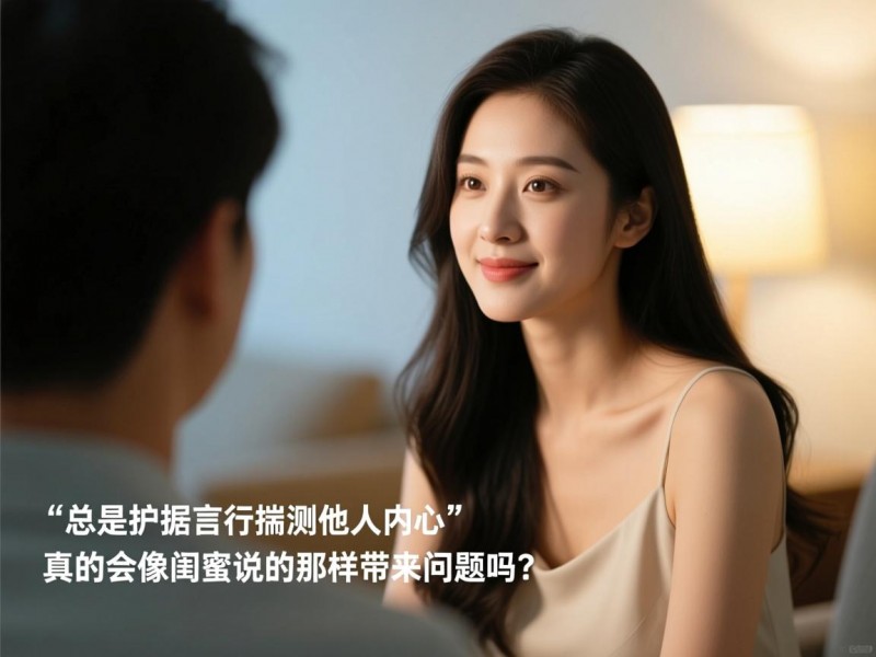 总是根据言行揣测他人内心，真的会像闺蜜说的那样带来问题吗？