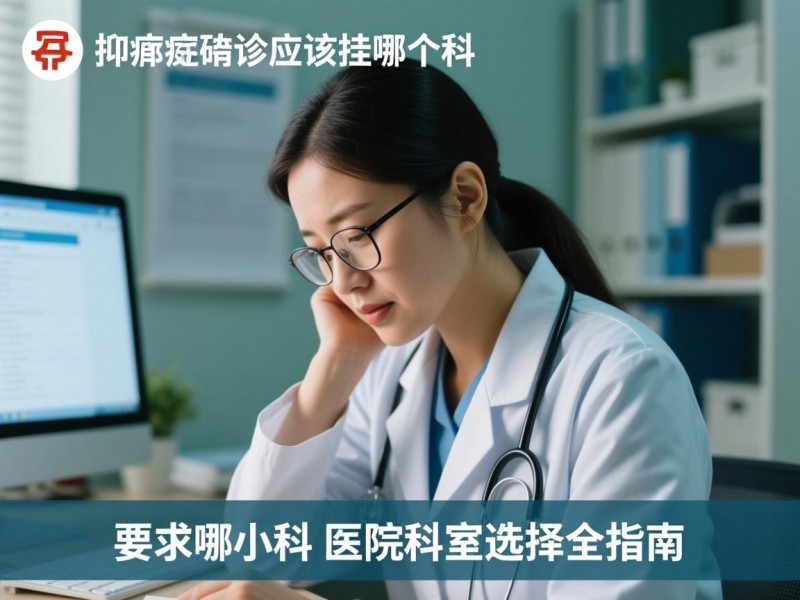 抑郁症确诊应该挂哪个科？医院科室选择全指南