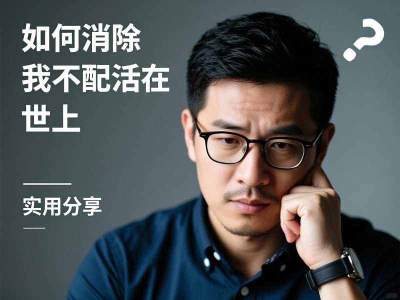 如何消除“我不配活在世上”的负面想法？实用建议分享