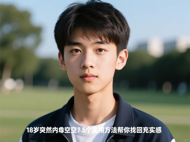 18岁突然内向空虚？5个实用方法帮你找回充实感